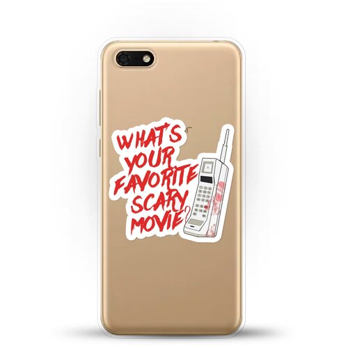 фото Силиконовый чехол scary movie на honor 7s andy & paul