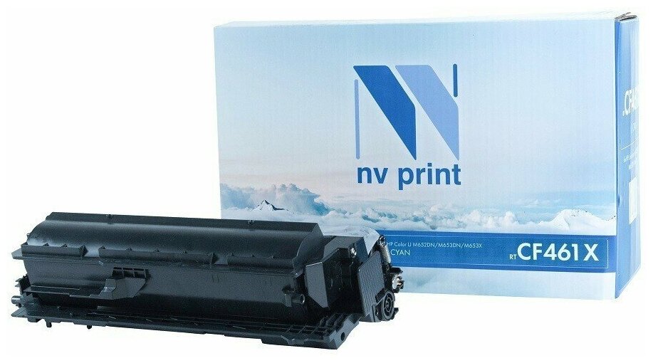 Картридж NV Print CF461X Cyan для принтеров HP Color Laser Jet M652DN/ M653DN/ M653X, 22000 страниц