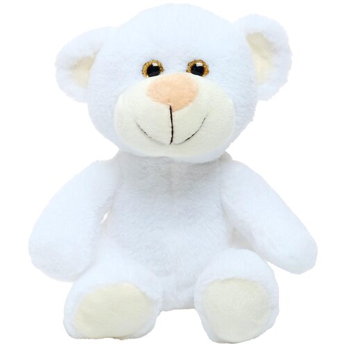 Мягкая игрушка UNAKY Soft toy Медвежонок Сильвестр, 20 см, белый unaky soft toy мягкая игрушка медвежонок сильвестр цвет белый 20 см