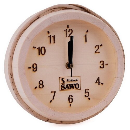 Часы Sawo 531-A (осина, для предбанника) часы для предбанника 19 см дерево
