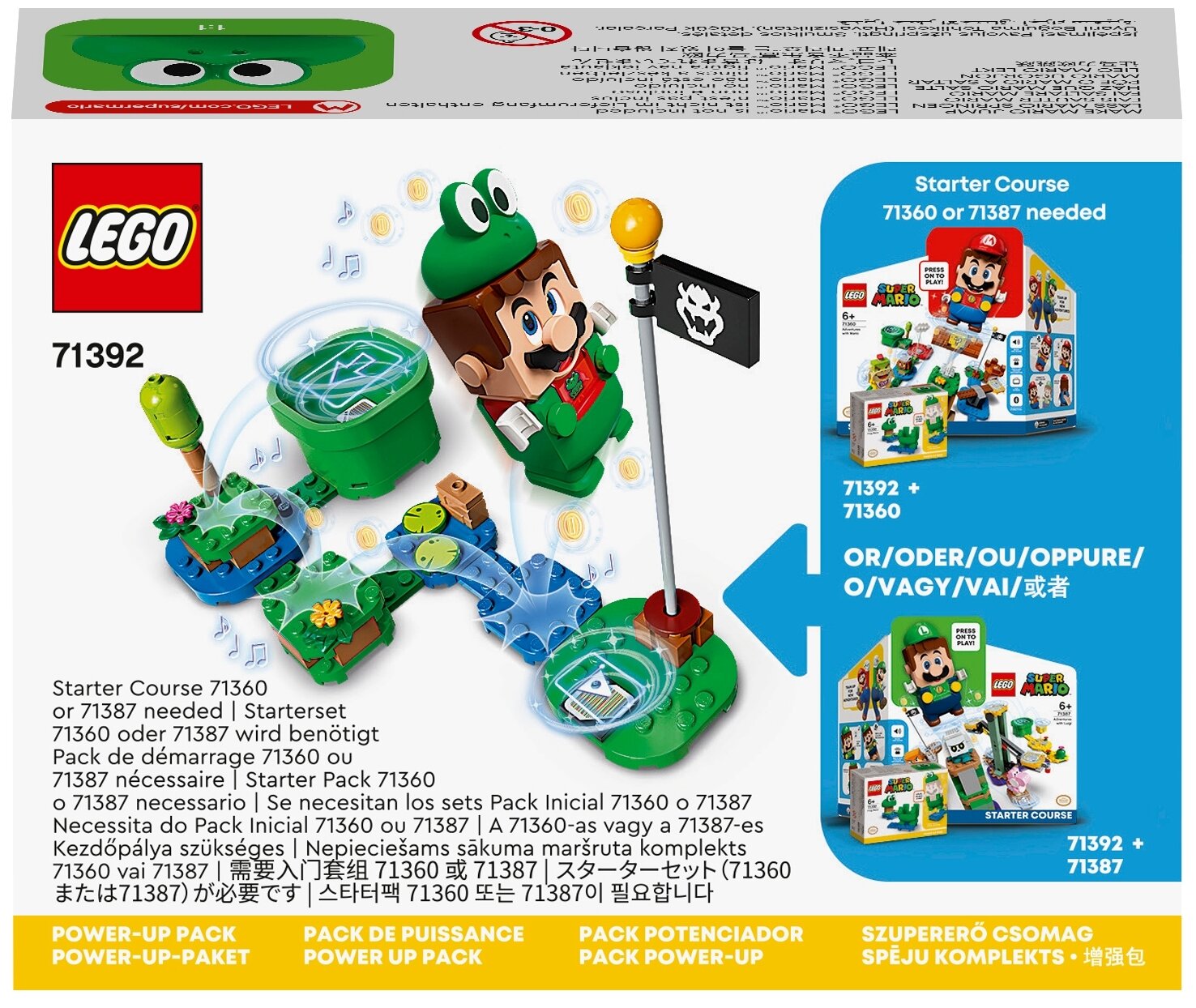 Конструктор LEGO Super Mario 71392 Набор усилений Марио-лягушка - фото №2