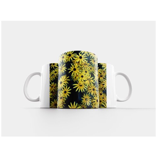 фото Кружка "цветок, желтый, завод" 320 мл lotsprints