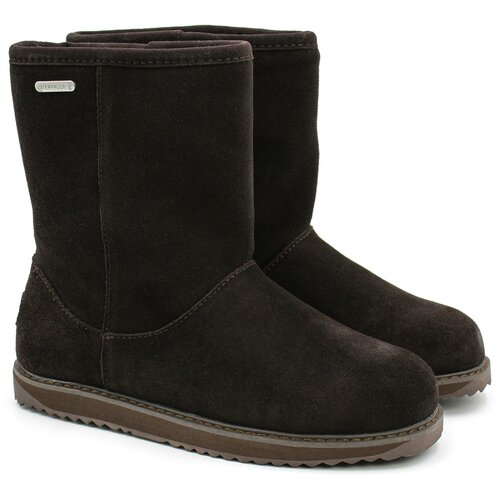 фото Замшевые короткие сапоги paterson classic lo emu australia w11590 коричневый 38