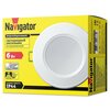 Встраиваемый светодиодный светильник Navigator 94 833 NDL-P1-6W-840-WH-LED (R63 60 Вт)(d100), цена за 1 шт. - изображение