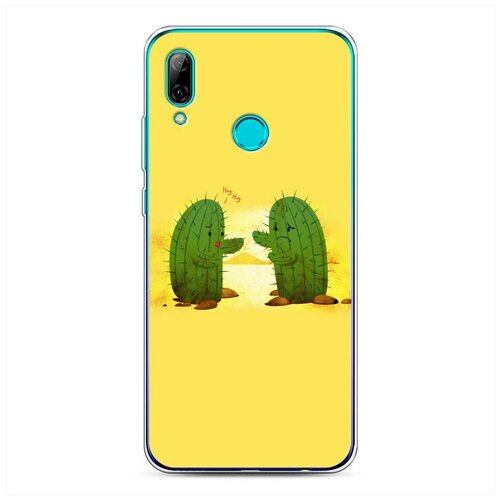 фото Силиконовый чехол "кактусная любовь" на huawei p smart 2019 / хуавей п смарт 2019 case place