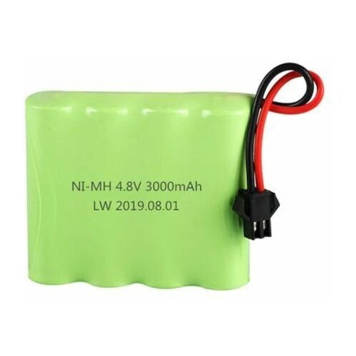 Аккумулятор Ni-Mh 4.8v AA 3000mah для радиоуправляемых игрушек, разъем YP