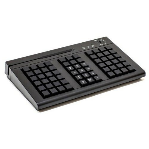 Клавиатура кассира программируемая КВ-66-WU USB без картридера черная 460000₽