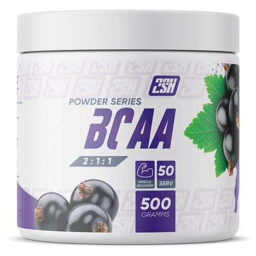 2SN BCAA 2:1:1 Powder 500 г Черная смородина аминокислотный комплекс nutrend bcaa mega strong powder 500 г orange