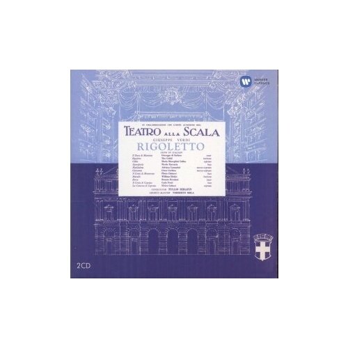 Компакт-Диски, Warner Classics, MARIA CALLAS - RIGOLETTO (1955) - ORIGINAL JACKET CARD SLEEVES (2CD)