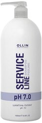 OLLIN Professional шампунь-пилинг Service Line pH 7.0, 1000 мл