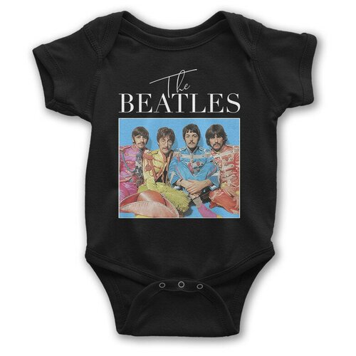 Боди детское Wild Child The Beatles / Битлз Для новорожденных Для малышей Черное 4-6 мес. judith bowen the wild child