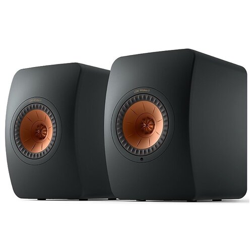 KEF LS50 Wireless II carbon black активная полочная акустика