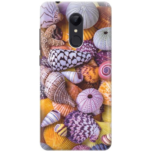 фото Re:pa накладка transparent для xiaomi redmi 5 с принтом "разноцветные ракушки"