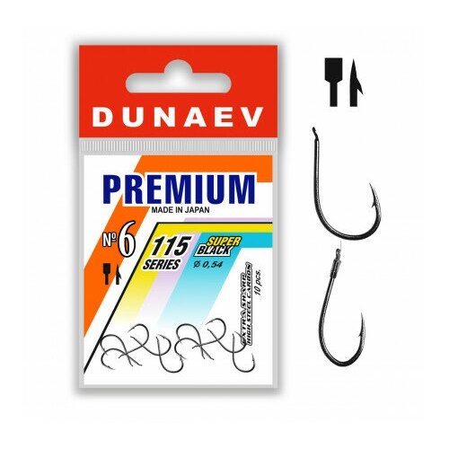 DUNAEV Крючок DUNAEV PREMIUM 115 (Размер # 14; 10шт )