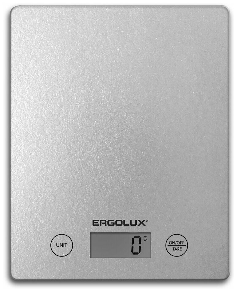 Весы кухонные электронные Ergolux ELX-SK02-C03 серый