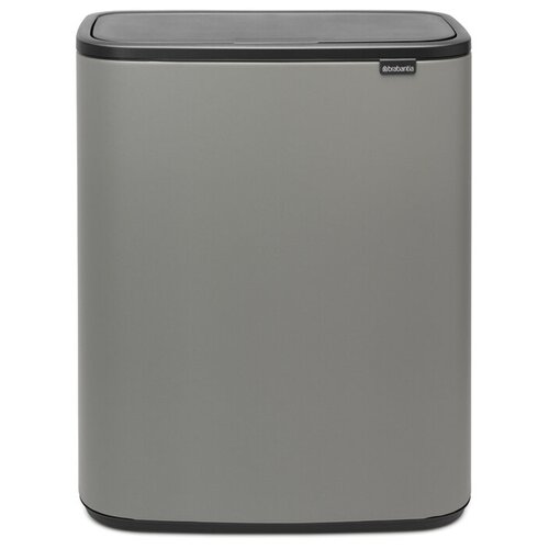 Мусорный бак BO TOUCH BIN (2x30л) Серый, с эффектом минерального напыления, 221460