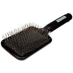 Quilin Расчёска для волос / Металлическая массажная / Широкая , 8 см х 25.5 см - изображение