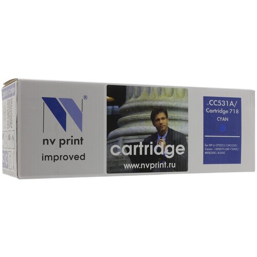 Картридж NV-Print для HP Color LaserJet CP2025/ CM2320 Cyan, CC531A