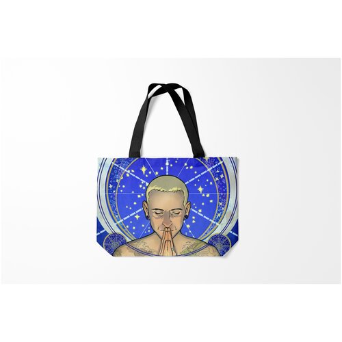 фото Сумка-шоппер / 46х35 см / рок / linkin park chester bennington burnettie