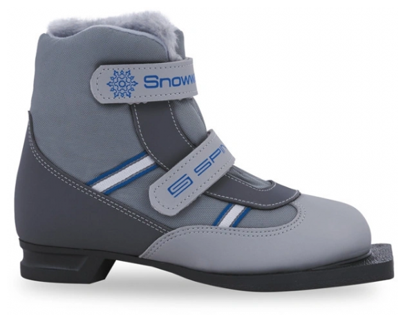 Ботинки лыжные детские Spine 75 мм Kids Velcro 104, размер 31-32, AK-21120