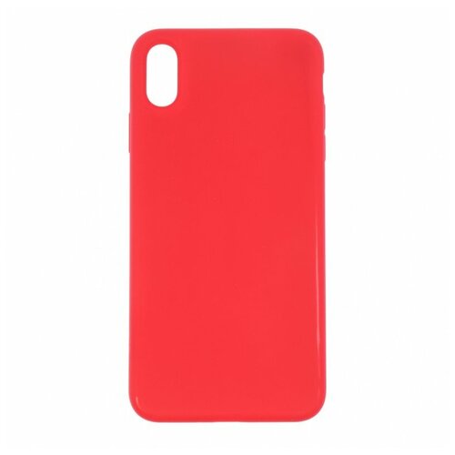 фото Силиконовый чехол silicone case для apple iphone xs max, красный