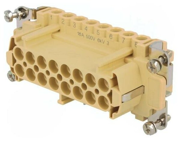 Разъем ILME JCNEF16, Разъем прямоугольный, 