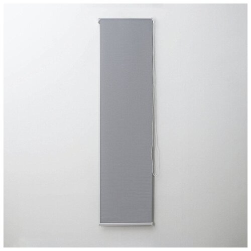 Штора рулонная «Механика», 50×180 см (с учётом креплений 3,5 см), цвет серый (1шт.)