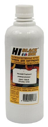 Чернила Hi-Black Универсальные для HP, Bk, 0,5 л.