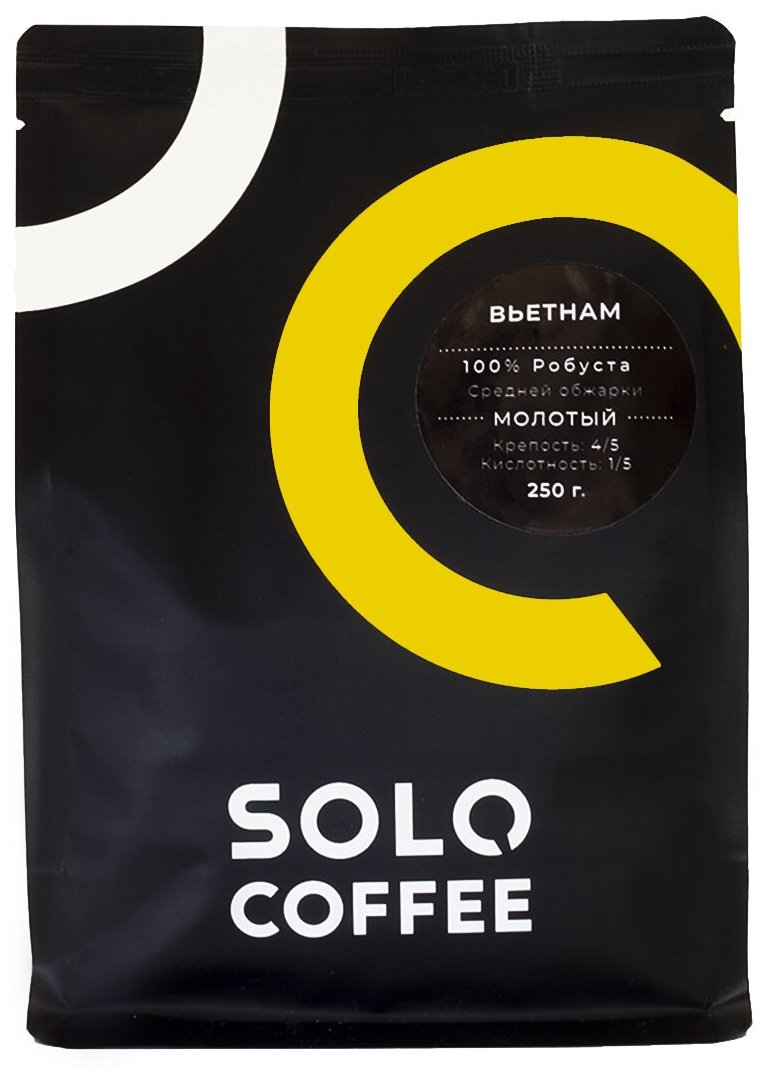 Кофе молотый Solo Coffee Вьетнам, 250 г - фотография № 2