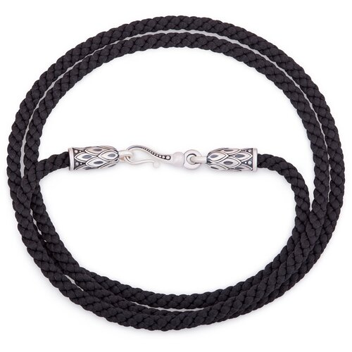 Шнур Деревцов, серебро, 925 проба, чернение, длина 55 см, средний вес 2.77 г, , черный