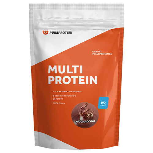 Протеин Pure Protein Multi Protein, 3000 гр., мокаччино протеин pure protein multi protein 1000 гр сливочная карамель