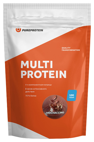 Протеин Pure Protein Multi Protein, 3000 гр., мокаччино