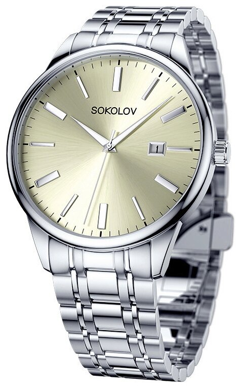 Часы наручные SOKOLOV 313.71.00.000.04.01.3 коллекция I Want стальные электронно-механические кварцевые