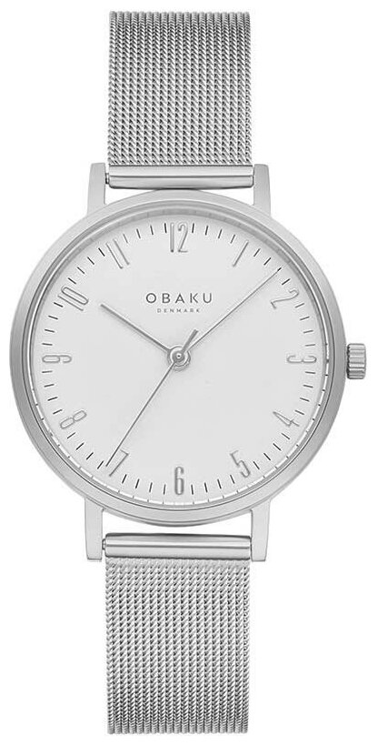 Наручные часы OBAKU Mesh, серебряный