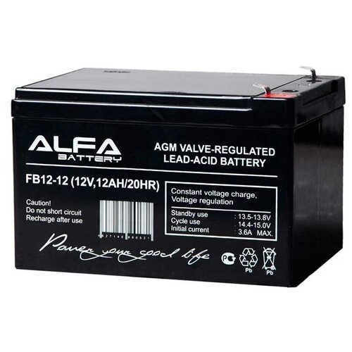 ALPHA Аккумулятор ALPHA battery FB 12В - 12 А/ч