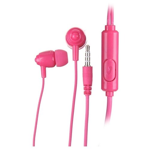 Наушники внутриканальные Perfeo ALTO-M розовые коробка 18100₽