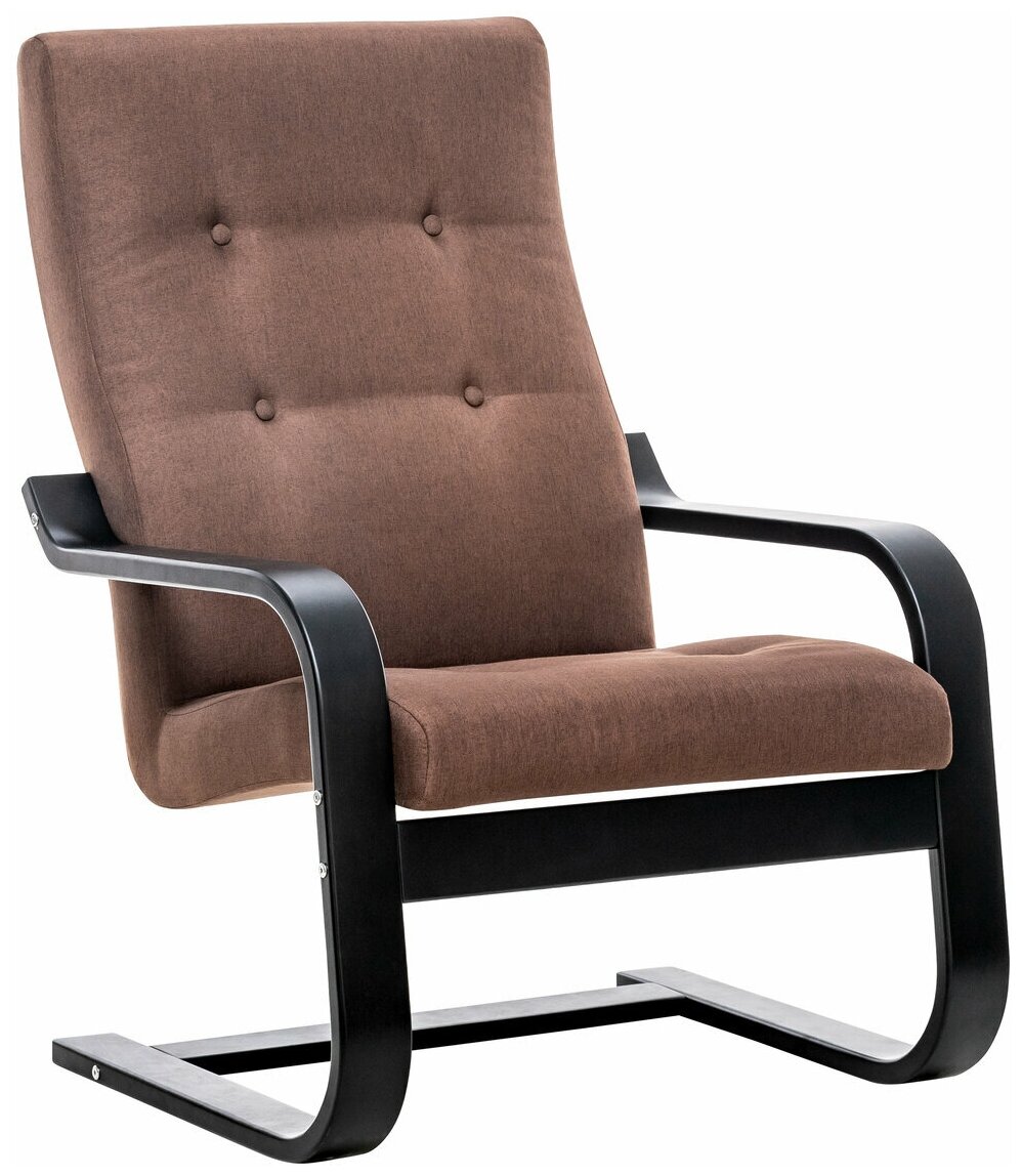 Кресло Leset Альс, Венге, ткань коричневая