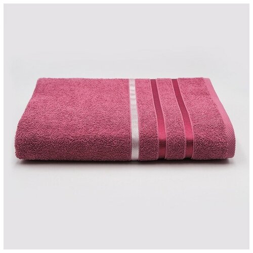 Премьер текстиль Полотенце махровое 70*130 Аквамарин, цвет лиловый, 380г/м хл 100%