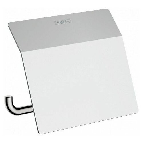 фото Держатель туалетной бумаги hansgrohe addstoris 41753000 с крышкой хром