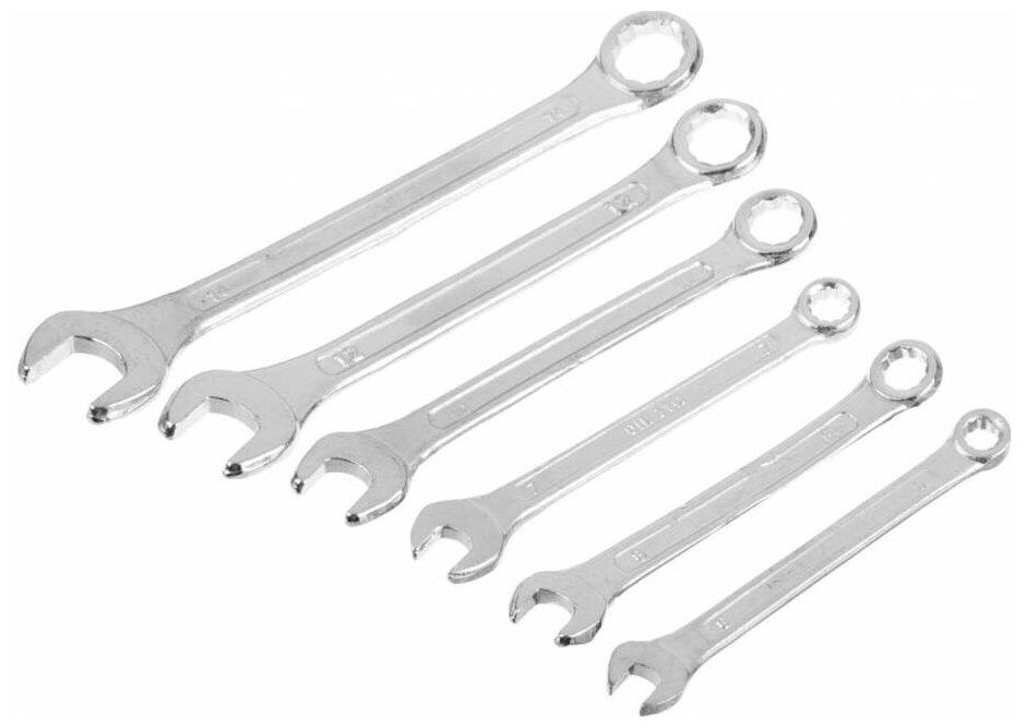 фото Рокот Набор из 6 комбинированных ключей (8,10,12,13,14,17 мм)