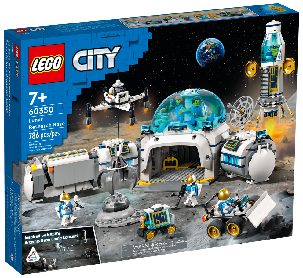 Конструктор LEGO City Лунная исследовательская база - фотография № 1