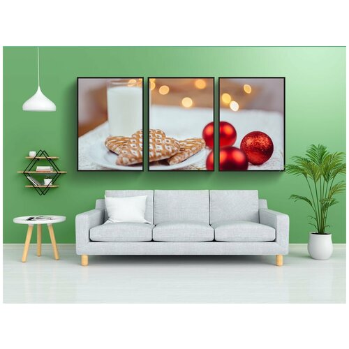фото Набор модулных постеров для интерьера "еда, напитки, запеченный" 60x90 см. в тубусе, без рамки lotsprints