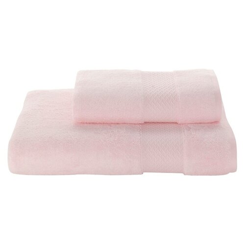 фото Soft cotton elegance банное полотенце розовый