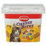 Лакомство для кошек и котят SANAL Cheese Bites с начинкой из сыра и птицы, 75 g - изображение