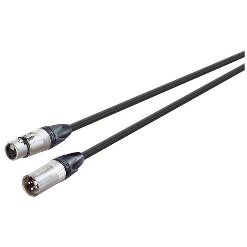 Кабель аудио 1xXLR - 1xXLR Roxtone NMXX200/1 1.0m разъем xlr папа neutrik nc3mxx d