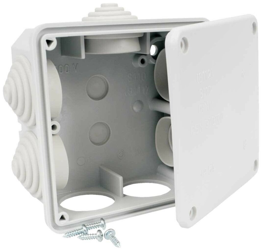 фото KOPOS Коробка распределительная 8101 (KA) для О/П 90x90x50мм IP54 (комплект из 7 шт)