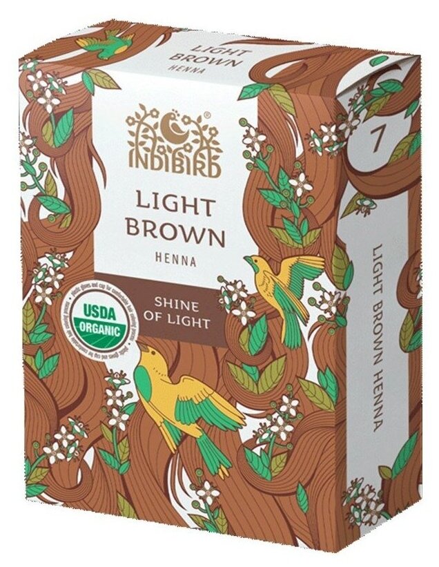 Хна светло-коричневая (Light Brown Henna) Indibird 100 г