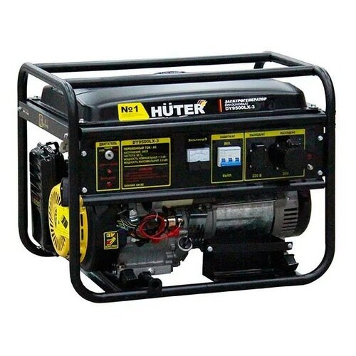 бензиновый генератор huter dy9500l 8000 вт Бензиновый генератор Huter DY9500LX-3, (8000 Вт)