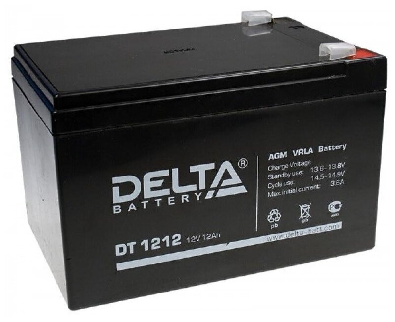 Аккумулятор Delta DT 1212 12V 12Ah