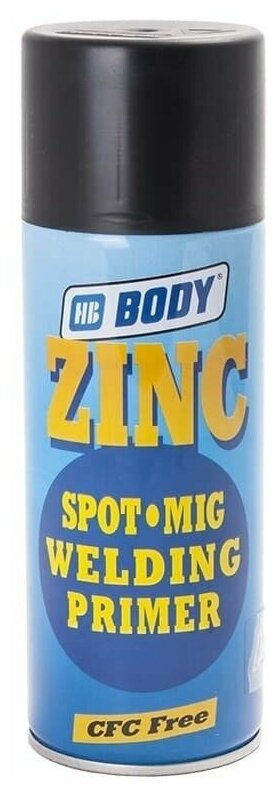 BODY 425 ZINC SPOT SPRAY 1К Грунт токопроводящий для сварки спрей (400мл)